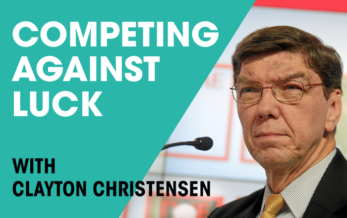 Clayton Christensen December Event